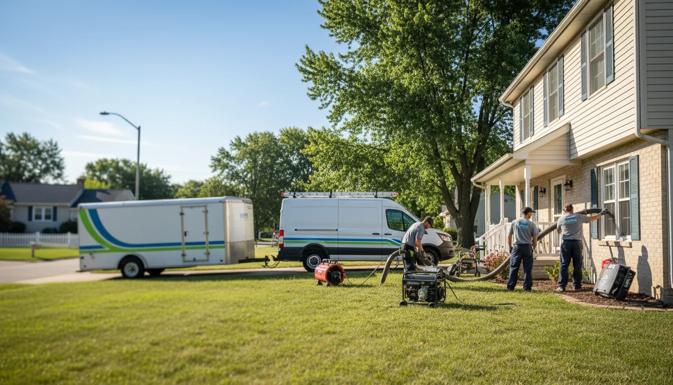 Flooded Basement Restoration And Cleanup With Repair in Wallace, MI near me